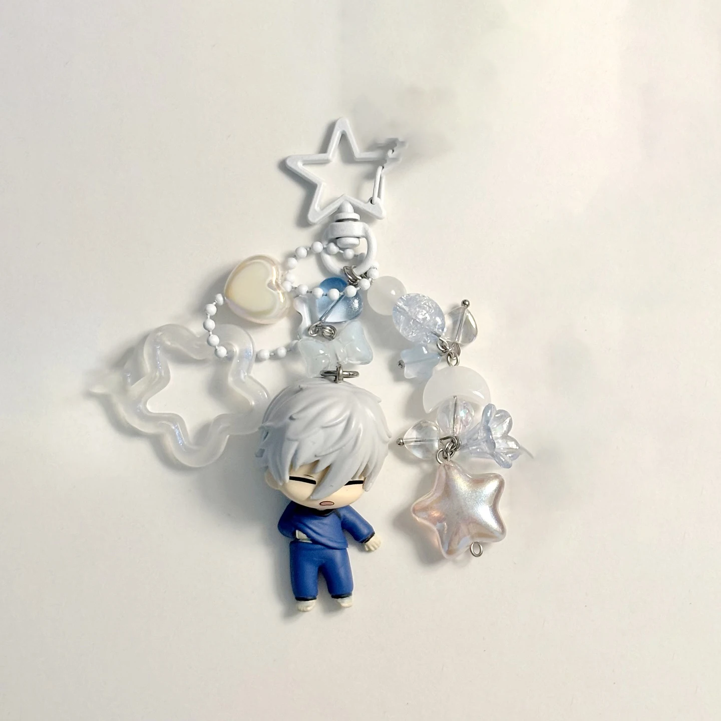 Handmade anime characters animeaccessories /bachira /itoshirin /chigiri /isagi /seishironagi sleeping figure bag charms keychain photo 2