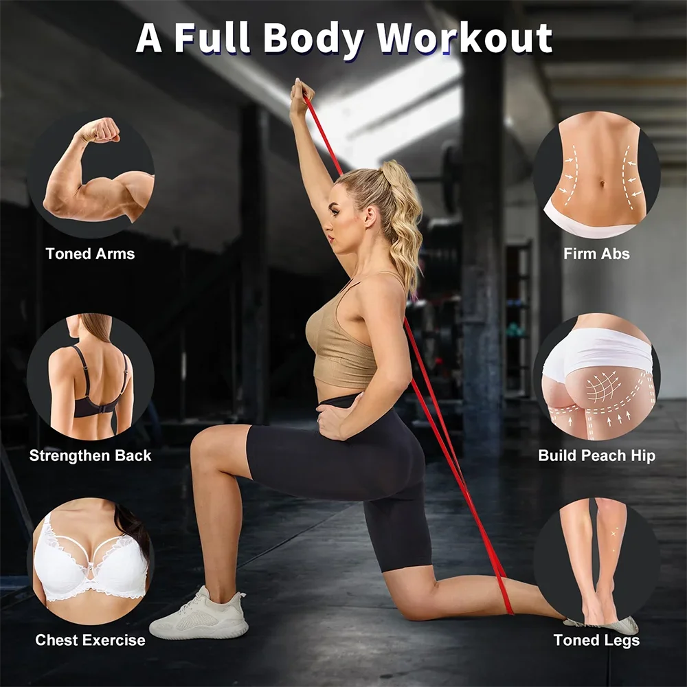 New Resistance Bands, Pull Up Assistance Bands, Exercise Bands for Men or Women Home Fitness, Body Stretching, Strength Training photo 5