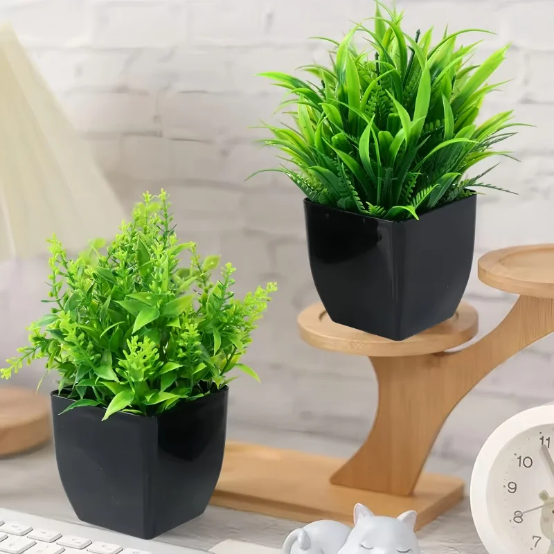 1pc Artificial Green Plants, Home Greening, Outdoor Gardens, Office Decoration, Birthday, Wedding and Party Scene Decorations photo 3