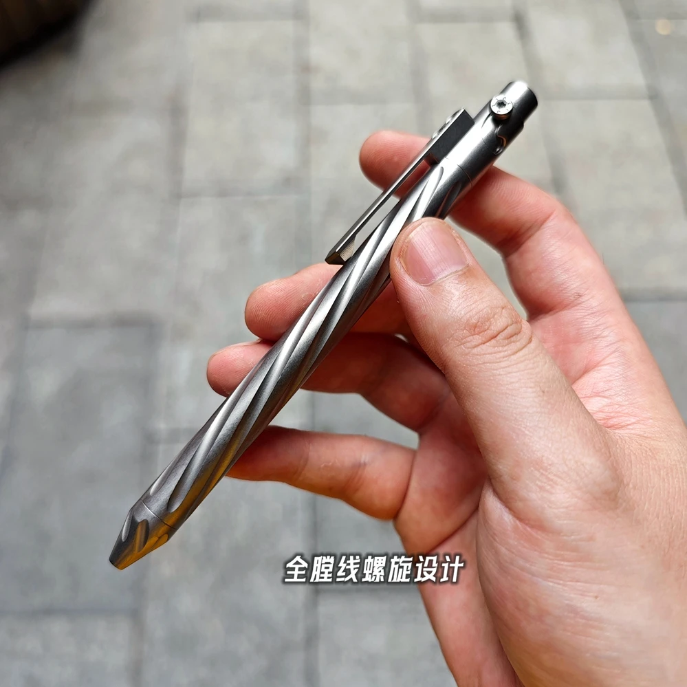 EDC Titanium Alloy Pen With Collection Writing Multi-functional Portable Outdoor EDC Tools photo 3
