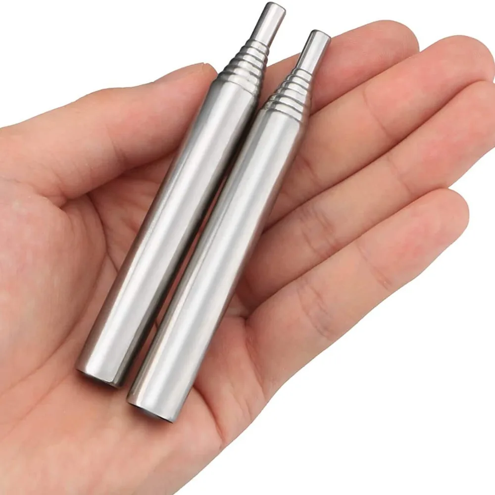 1PCS Outdoor Survival Tool Fire Starter Tools Kit Camping Tool Collapsible Pocket Bellow Picnic Air Blow Tube Retractable SUS304 photo 3