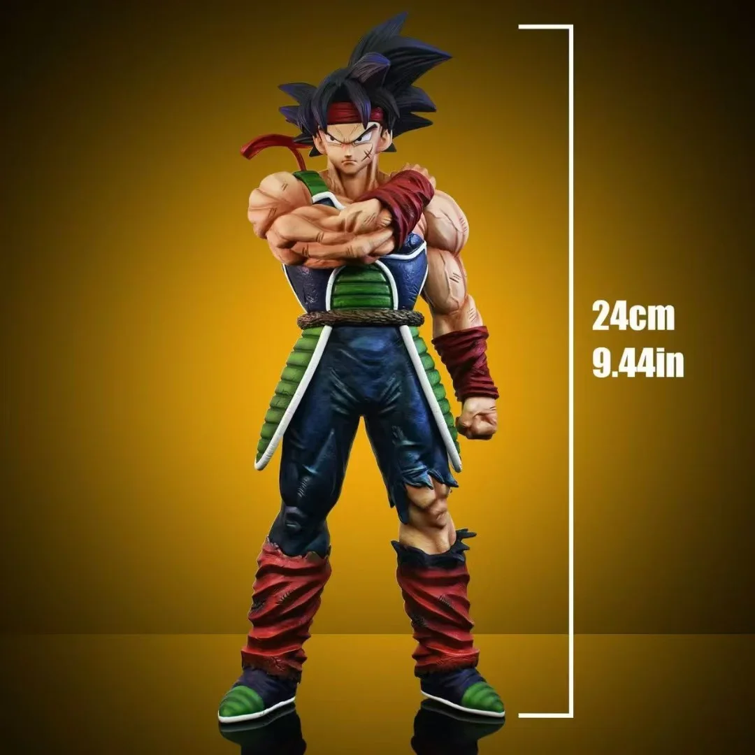 24cm/9.4in Anime Dragon Ball Z Character Badak Model Collection Model Statue Ornament Toy Gift photo 3