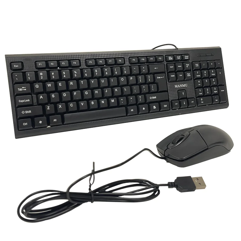 MANMU Office Keyboard And Mouse Combo Set Gaming Wired Mouse For Computer photo 1