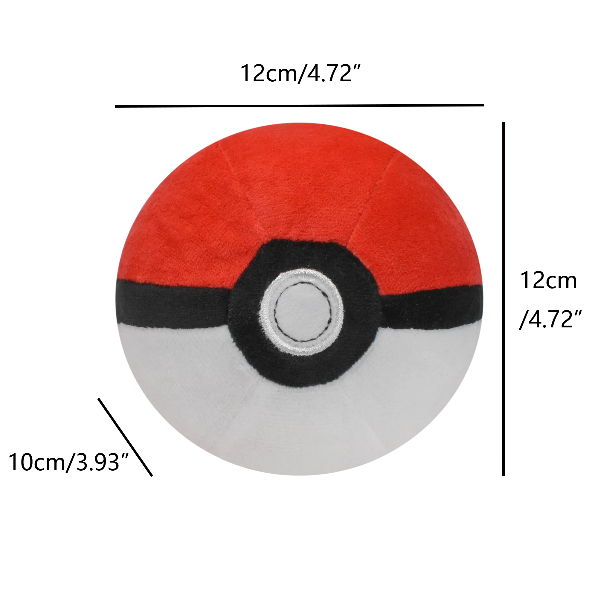 Master Ball Great Ball Ultra Ball Poké Ball Plush Toys Soft Stuffed Animals Cartoon Backpack Pendant Decoration Toy Birthday photo 6