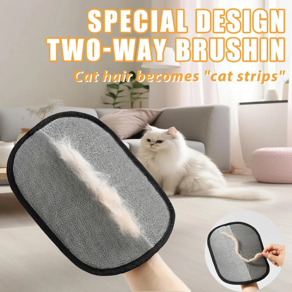Pet Hair Remover Portable Washable Clothes Hair Dehairing Gloves Pet Cleaning Products Pet Accessories photo 4