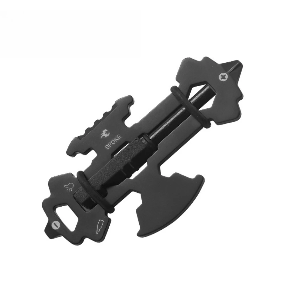 1PC Outdoor Multi-Functional Keychain Pendant,Outdoor Portable Pocket Screwdriver, Whistle, Multi-Purpose Combination Tool photo 3