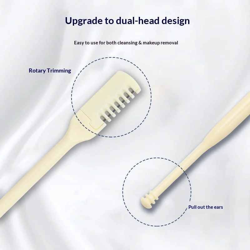 2/3PCS Manual Nose Hair Trimmer 360° Rotatable Nose Hair Clipper Portable Nasal Hair Remover Grooming Tool for Men Women photo 2