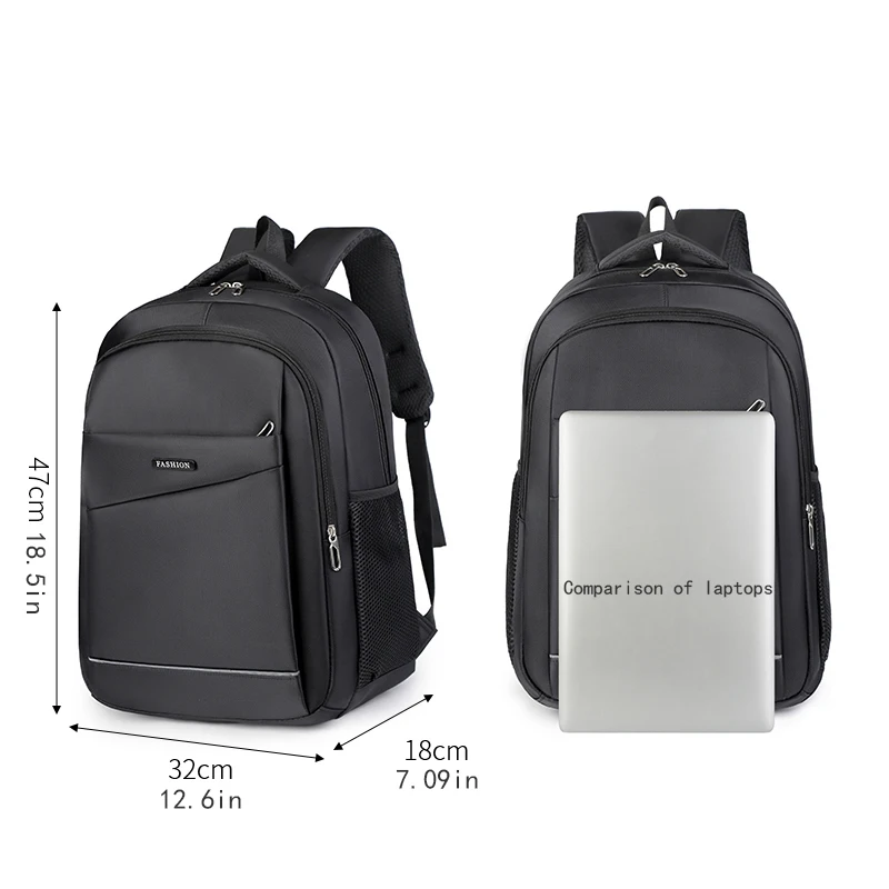 Large-capacity Backpack - Made of Durable Fabric, with Zipper Closure, Suitable for Professional Laptop Bags, Travel Backpacks, photo 5