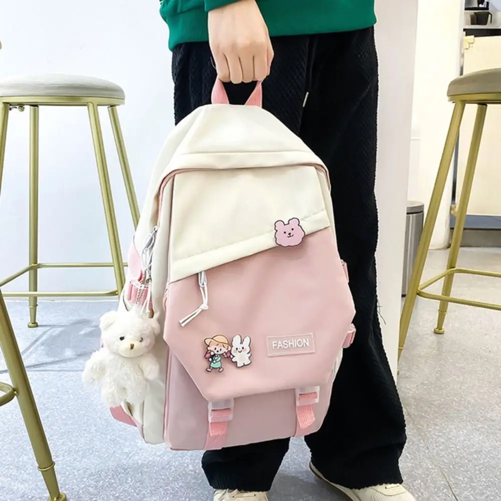 Multifunctional Waterproof Book Bag Nylon Large Capacity Backpack College Bag Travel photo 5