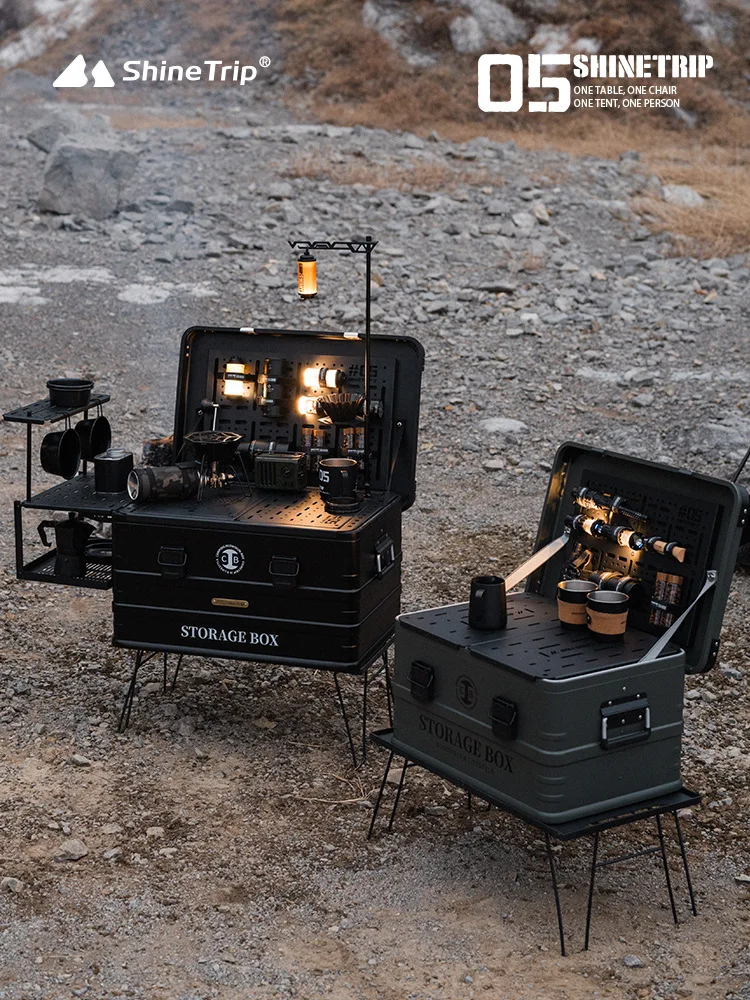 ShineTrip Outdoor 05 Series Camping IGT Aluminium Case Lightweight Modular Combo Accessories Aluminium Coffee Case Set photo 3