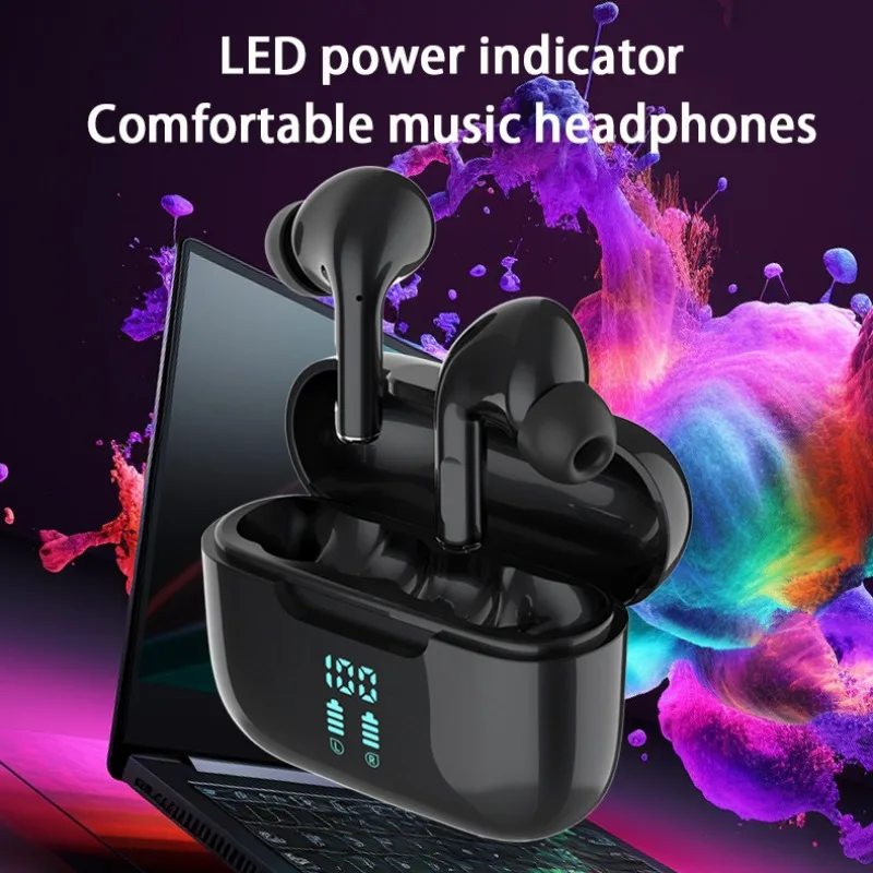 Wireless Bluetooth Earphones HIFI Stereo Sound ENC Headphones Power Display Earbuds For XIAOMI Samsung TWS Music Headset photo 4