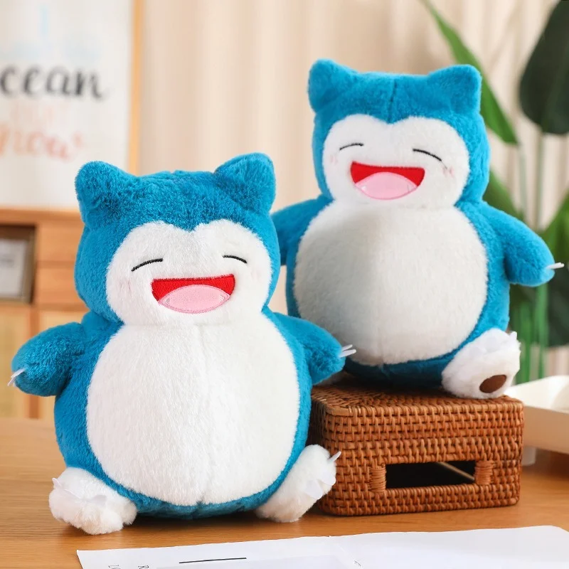 35cm Pokemon Snorlax Plush Toy Cute Sleeping Stuffed Animal Soft Kawaii Anime Doll Big Belly Hugging Pillow Christmas Gift Kids photo 2