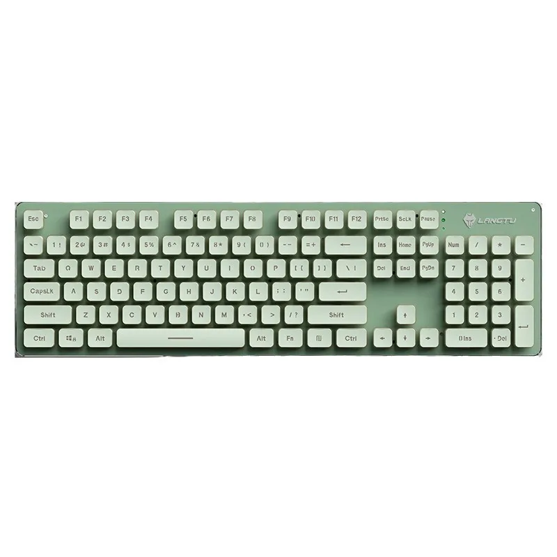 Key Silent Wireless Keyboard Full Size Mechanical Feel Low Noise Backlit Office Desktop Laptop Computer Work photo 5