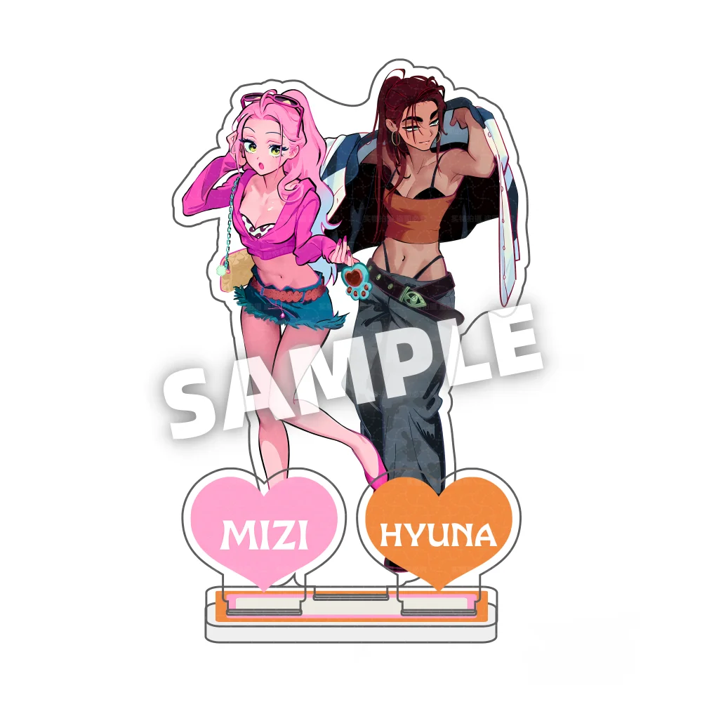 Anime ALIEN STAGE IVAN TILL LUKA SUA MIZI Gift Toy Acrylic Stand Model Action Figure Ornament Accessories Model Desktop keychain photo 2