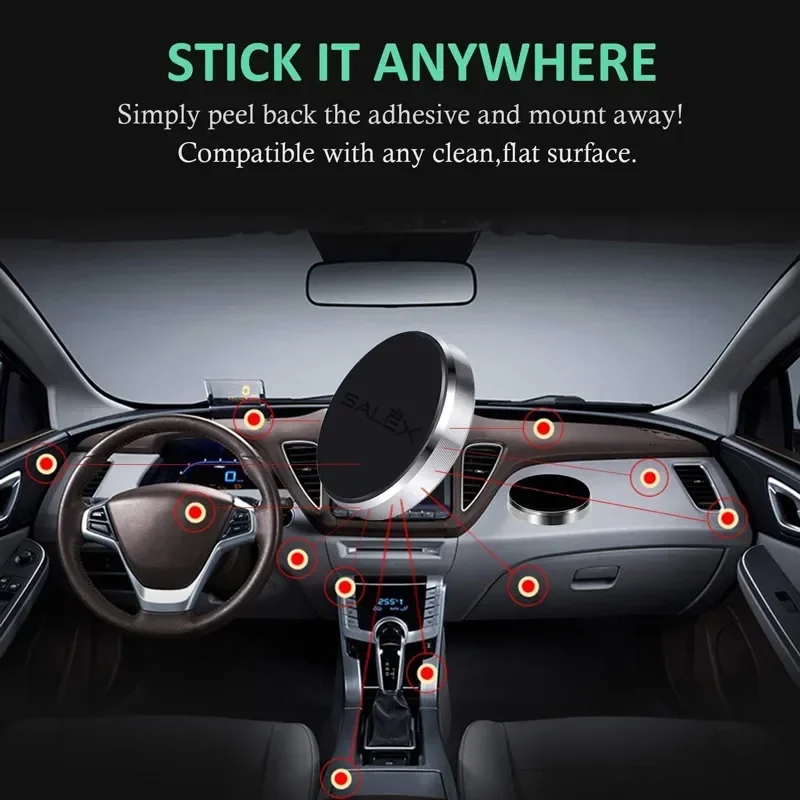 Magnetic Car Phone Holder Universal Car Phone Stand for iPhone Xiaomi Huawei Samsung Dashboard Wall Mounted Car Magnet Sticker photo 5