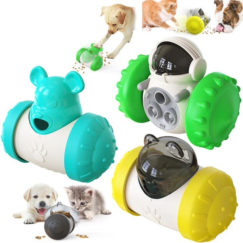 Dog Puzzle Toys Pet Food Interactive Tumbler Slow Feeder Puppy Toy Snack Treat Dispenser for Pet Dog Cat Training Goods for Pets photo 1