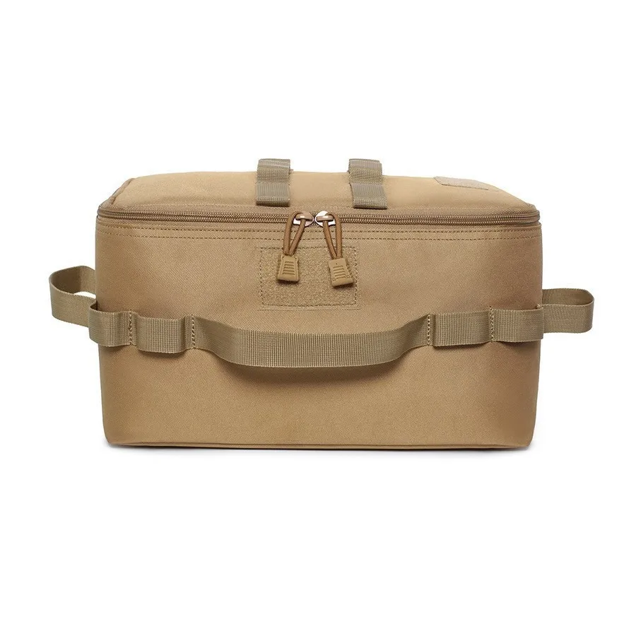 Outdoor Camping Gas Tank Storage Bag Large Capacity Ground Nail Tool Bag Gas Canister Picnic Cookware Utensils Kit Bag photo 5