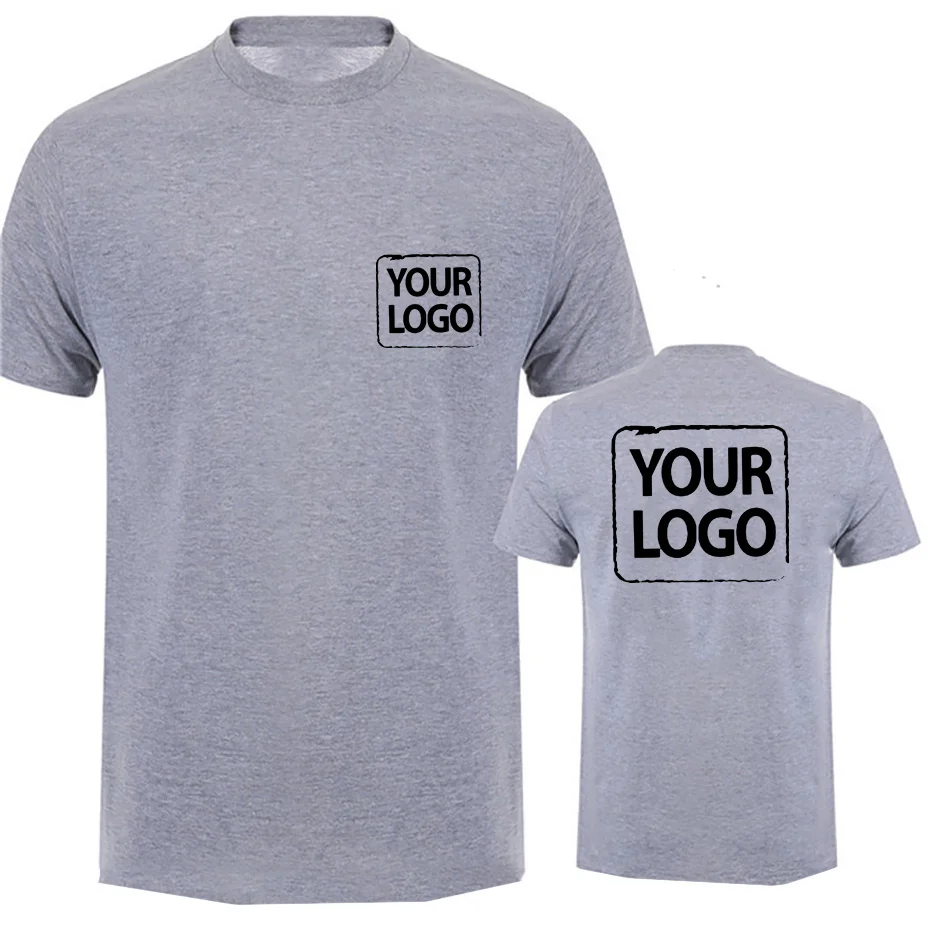 Customized Cotton Printed T-shirts Men Fashion Your Logo Tshirt Women Personality Casual Streetwear Custom Tee Tops photo 4