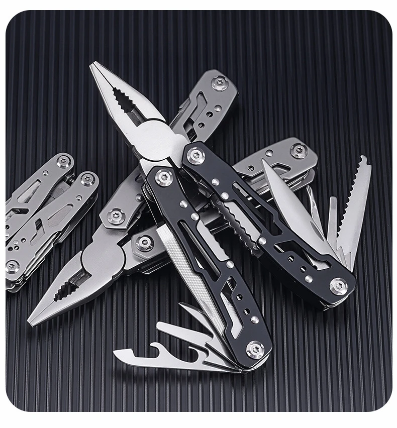 Pocket Mini Pliers Knife Screwdriver Folding Small Multitool Opener Nail File Precision Pliers Hand Tools Outdoor Emergency Tool photo 2