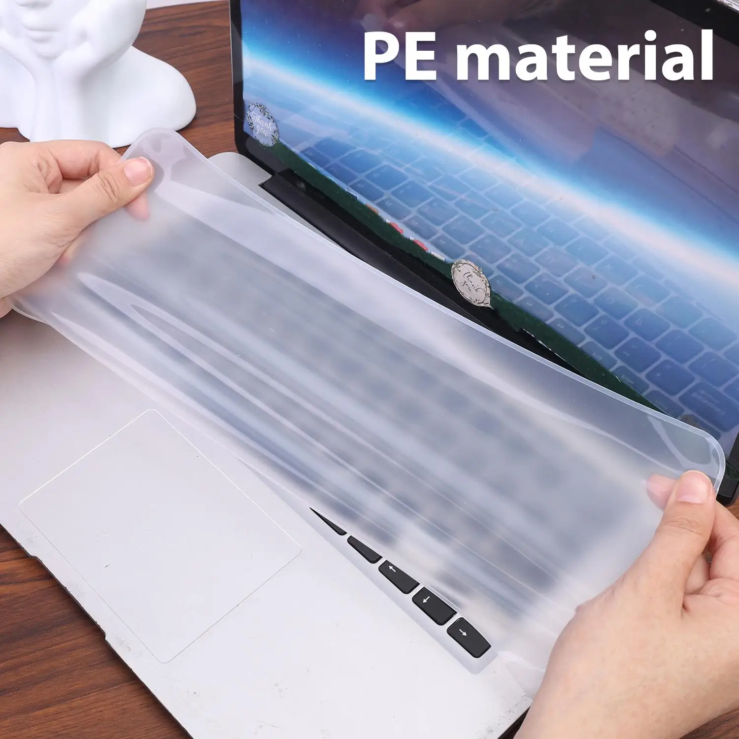 1-2Pcs Universal Keyboard Protector Cover Skin for Laptop Notebook 13"-17" inch Silicone Waterproof Dustproof Keyboard Protector photo 4