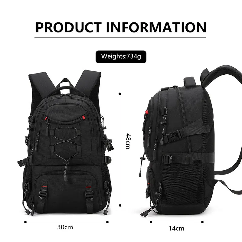 New Travel Backpack for Women and Men Large Capacity Outdoor Hiking Mountaineering Backpacks Business Trip 16 inch Laptop Bag photo 6