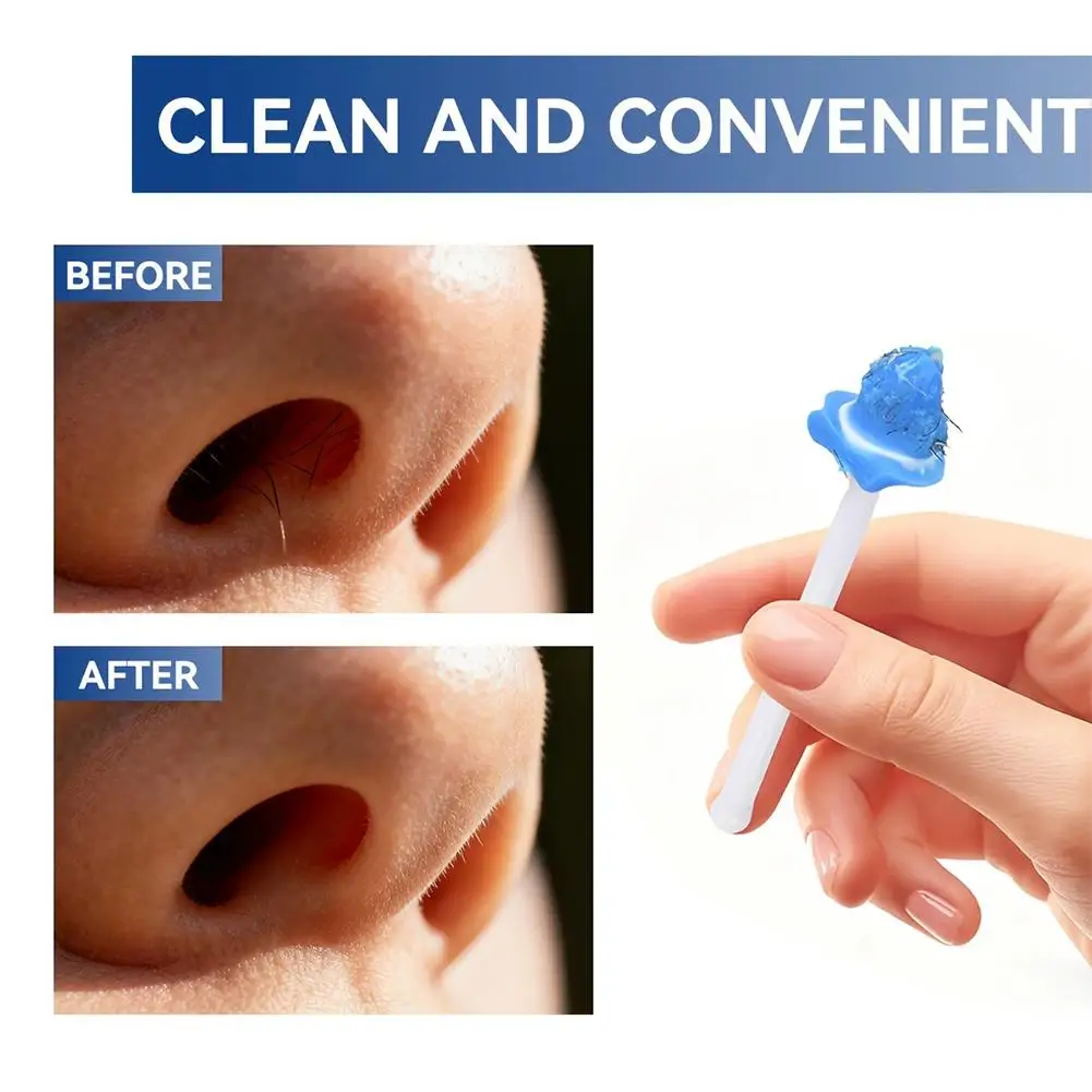 Facial Face Cleansing Set Disposable Nose Wax Sticks Nose Hair Removal Kit/Gum Care Repair Gel Teeth Health Deep Cleaning photo 3