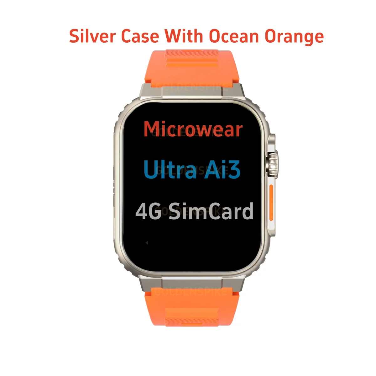 Microwear Ultra Ai3 Smartwatch 5G 180° Rotating Camera Google Play GPS WIFI 2.29inch Amoled HD Display 4G Calling Smartwatch Men photo 4