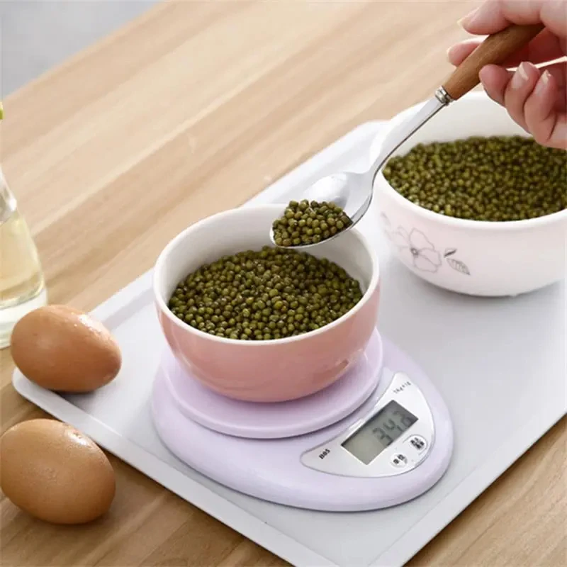 5kg/1g Electronic Scales Portable Digital LED Display Food Balance Measuring Weight Scale Kitchen Baking Scale Kitchen Tools photo 3