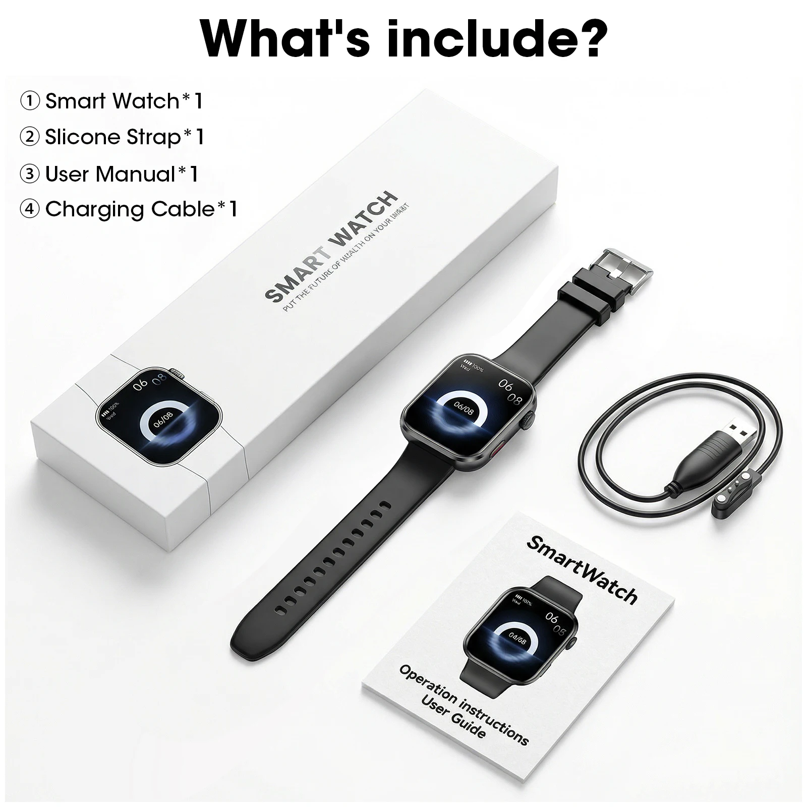 Y2 Smart Watch Bluetooth Call 1.93" HD Touch Screen IP68 Waterproof Heart Rate Blood Oxygen Monitor Fitness Watch For Android IOS photo 7