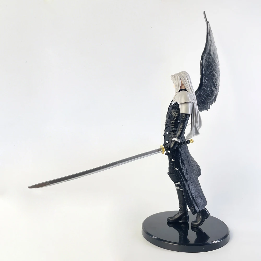 28cm Sephiroth Anime Figure Rebirth One-Winged Angel Action Figure Collection Model Desktop Ornaments Decoration photo 2