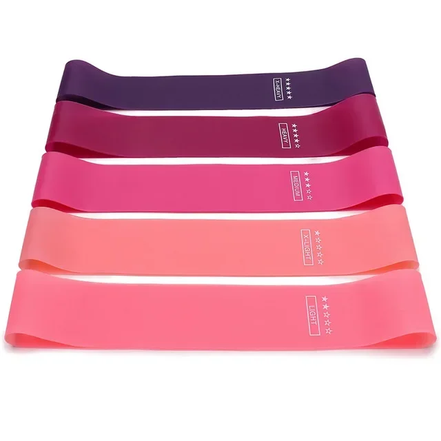Portable Fitness Workout Equipment Rubber Resistance Bands Yoga Gym Elastic Gum Strength Pilates Crossfit Women Weight Sports photo 5