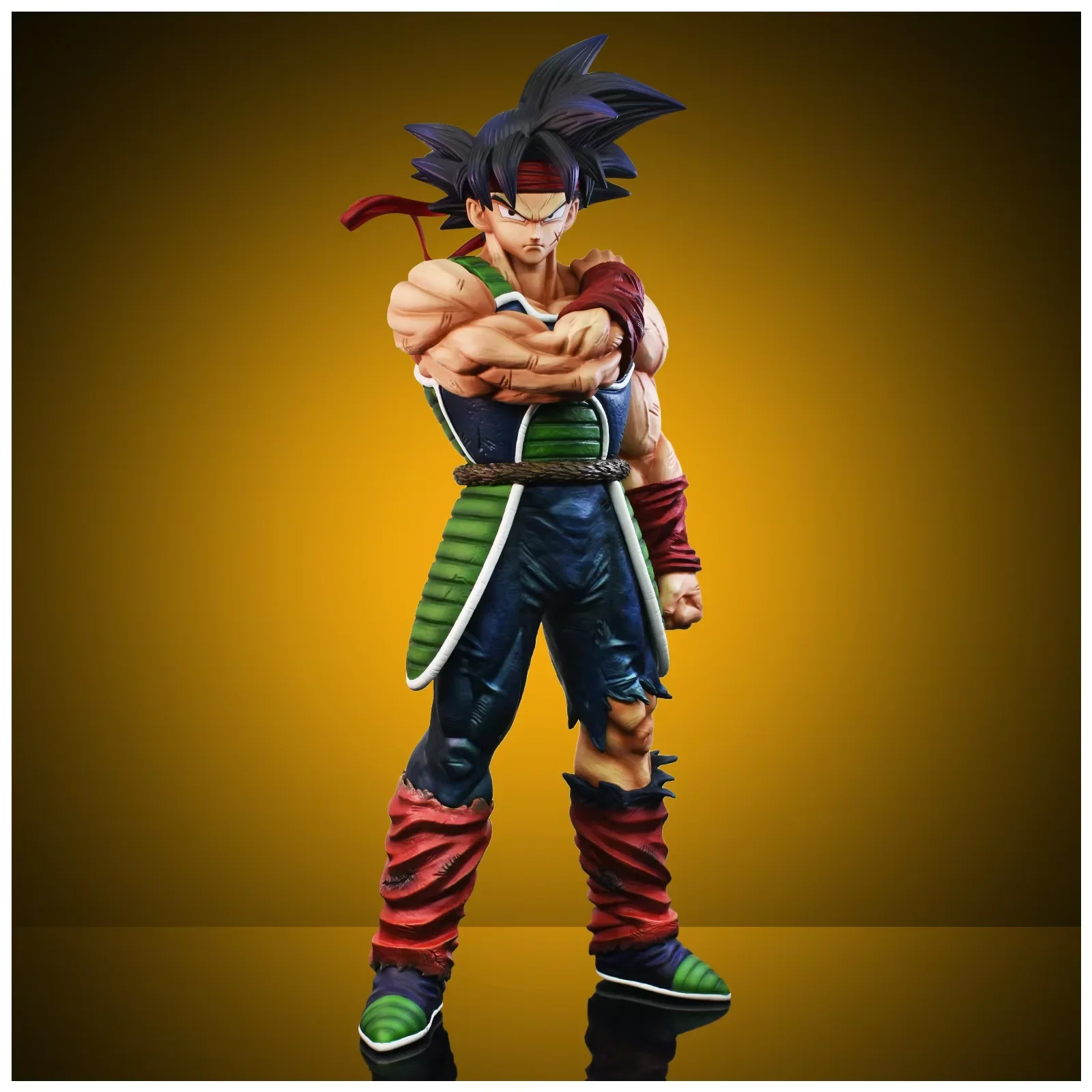 24cm/9.4in Anime Dragon Ball Z Character Badak Model Collection Model Statue Ornament Toy Gift photo 2