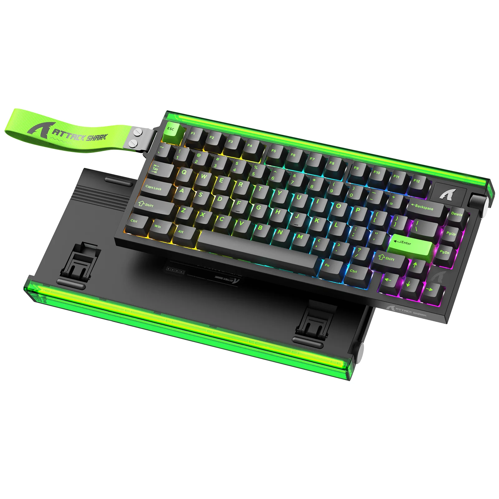 ATTACK SHARK R85 HE Wired 75% Hall Effect Rapid Trigger Mechanical RGB Gaming Keyboard with 8K Polling,0.05mm RT Accuracy photo 2