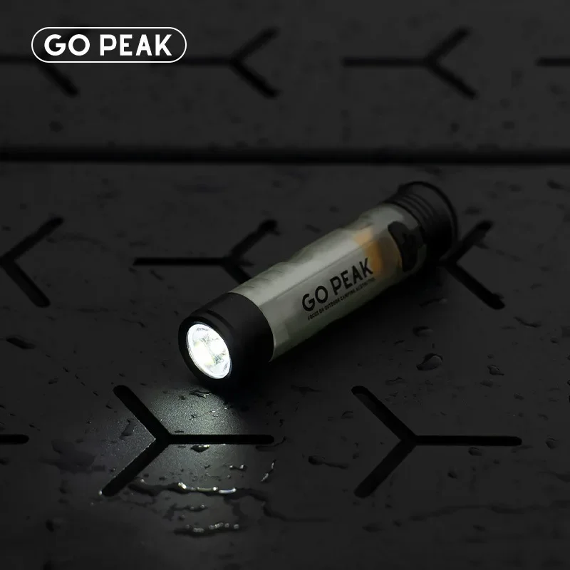 GOPEAK Pocket Mini Flashlight Outdoor Key Clip Cap Ambient Led Long Endurance Disaster Relief Emergency 5050 Small Light photo 4