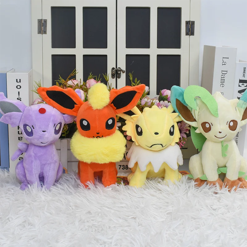 32 Style Eevee Plush Toy Pokemon Eeveelution Umbreon Vaporeon Jolteon Flareon Espeon Leafeon Cartoon Stuffed Animal Doll Peluche photo 2
