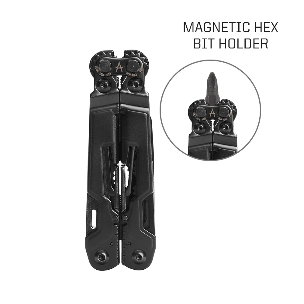 SOG 18 in 1 PowerPint Mini Multi-tool Stainless Steel Pocket EDC Multifunctional Pliers with Folding Knife Screwdrivers Scissors For Survival Fishing Hiking Cycling Travel DIY Home Emergency Repair Portable Camping Tools and Safety Equipment Gift For Men photo 6