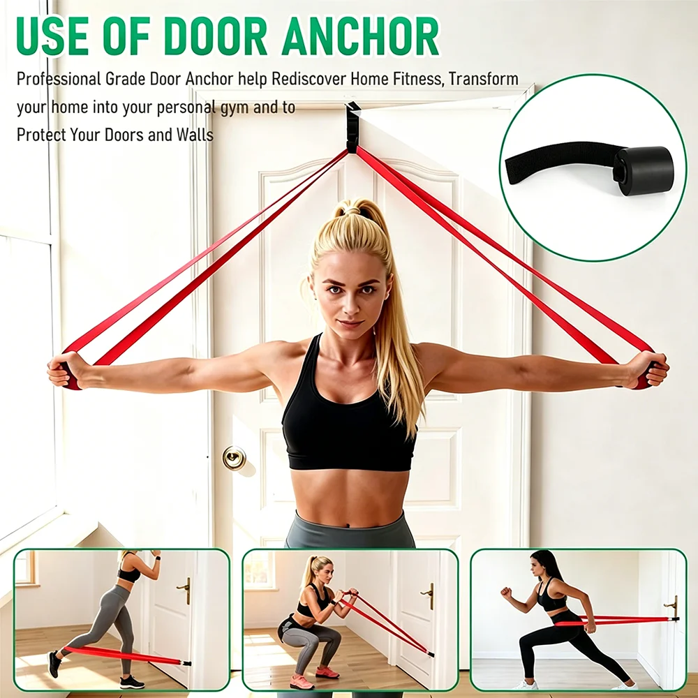 10Pcs Resistance Bands Set Pull Straps Assistive Pull-Up Bands Exercise Straps Leg Exercise Bands for Gym Fitness Home Workout photo 4