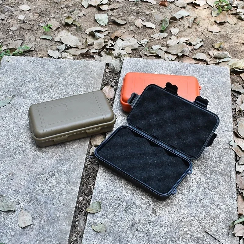 S/L/XXL Size Outdoor Plastic Waterproof Sealed Survival Box Container Camping Outdoor Travel Storage Box photo 4