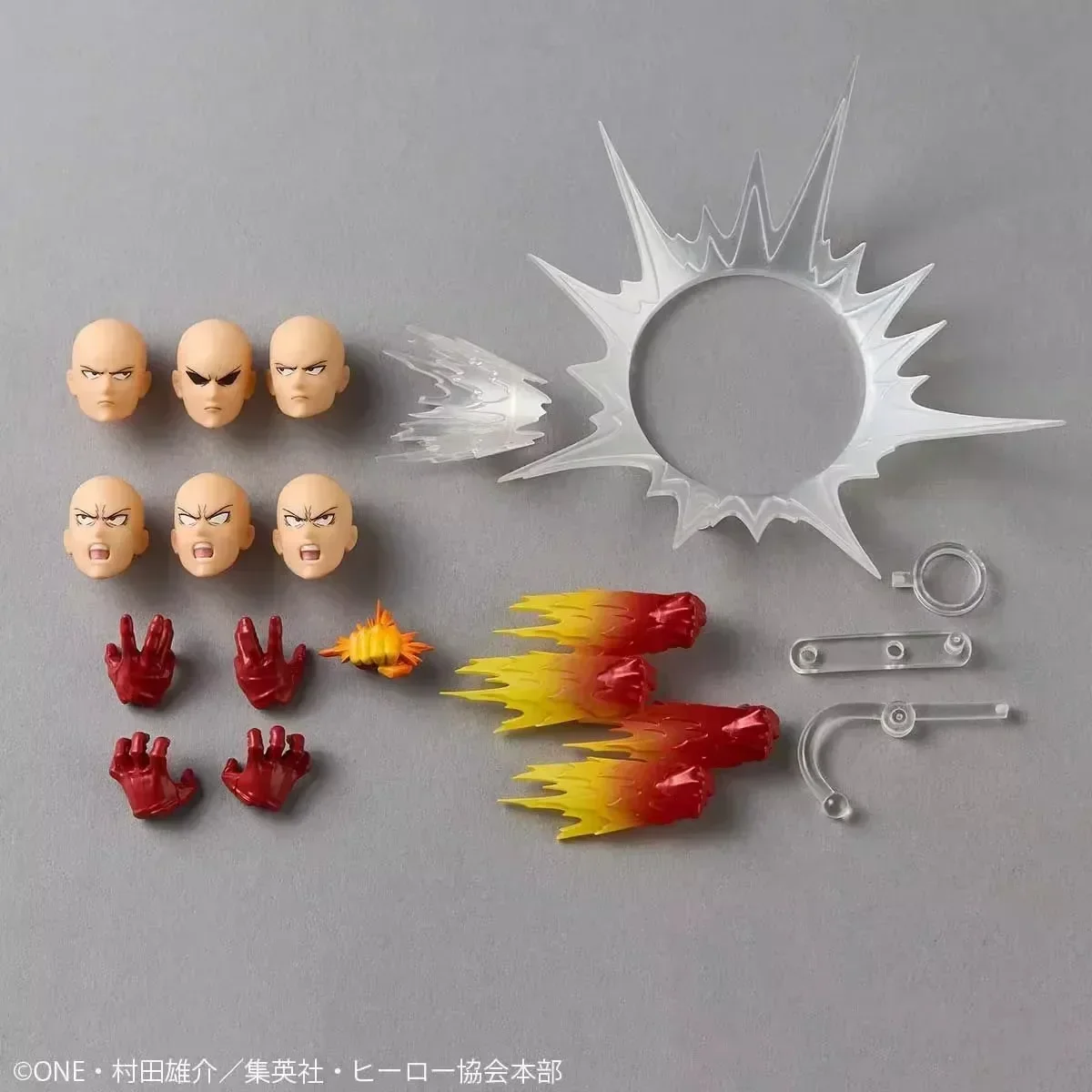 Amazing Yamaguchi Revoltech Saitama Action Figure - One Punch-Man Pvc Statue by Kaiyodo - Anime Model Collectible Gift photo 2