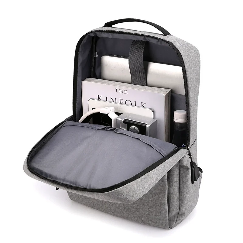 New Men's Backpack Upgrade Commuter Business Travel Backpack USB Charging Interface Large Capacity Tablet Storage Backpack photo 6