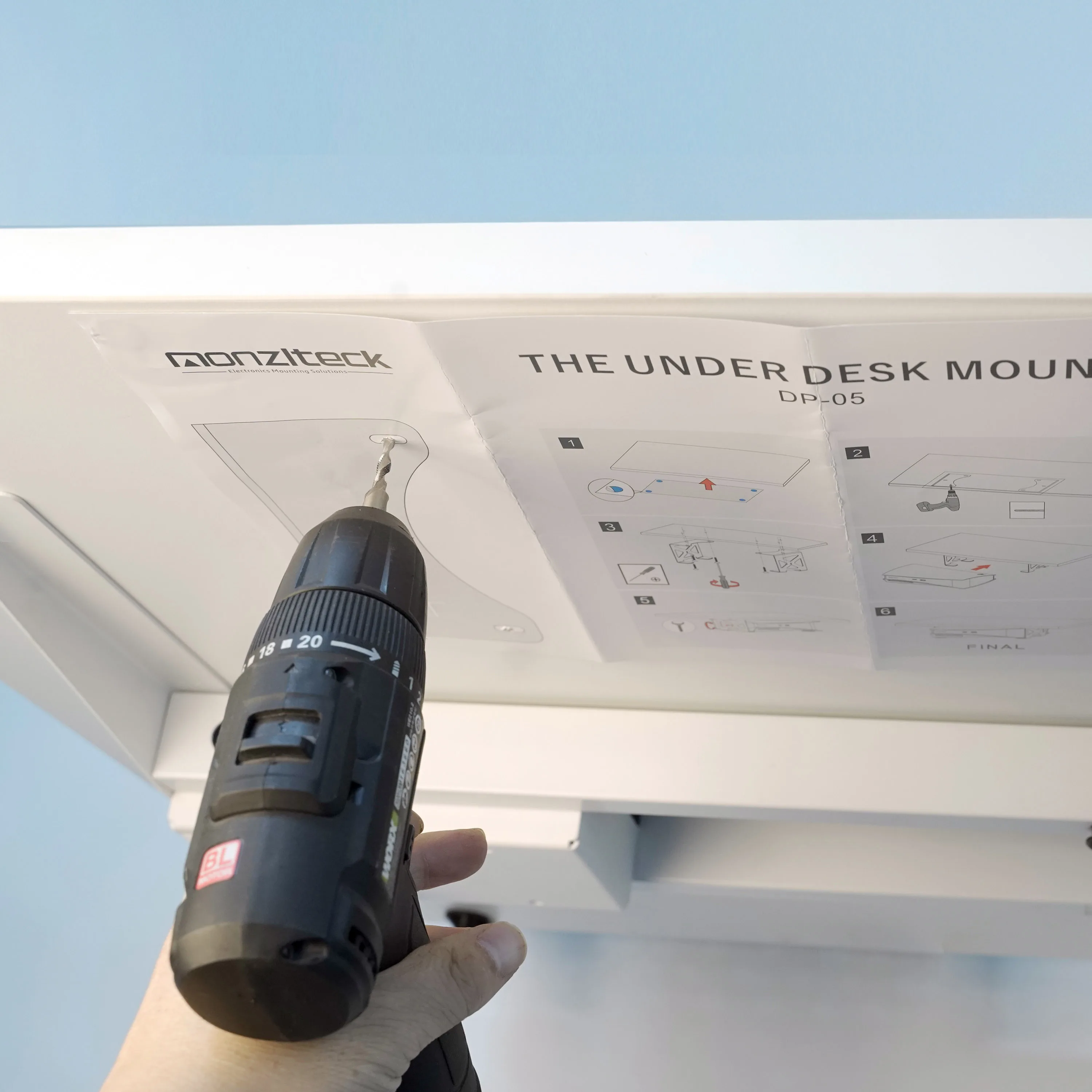 Monzlteck Under Desk Holder for PS5/PS5 Slim,Stealth Mount Compaitble with Playstation 5 Disc & Digital Edition Console photo 6