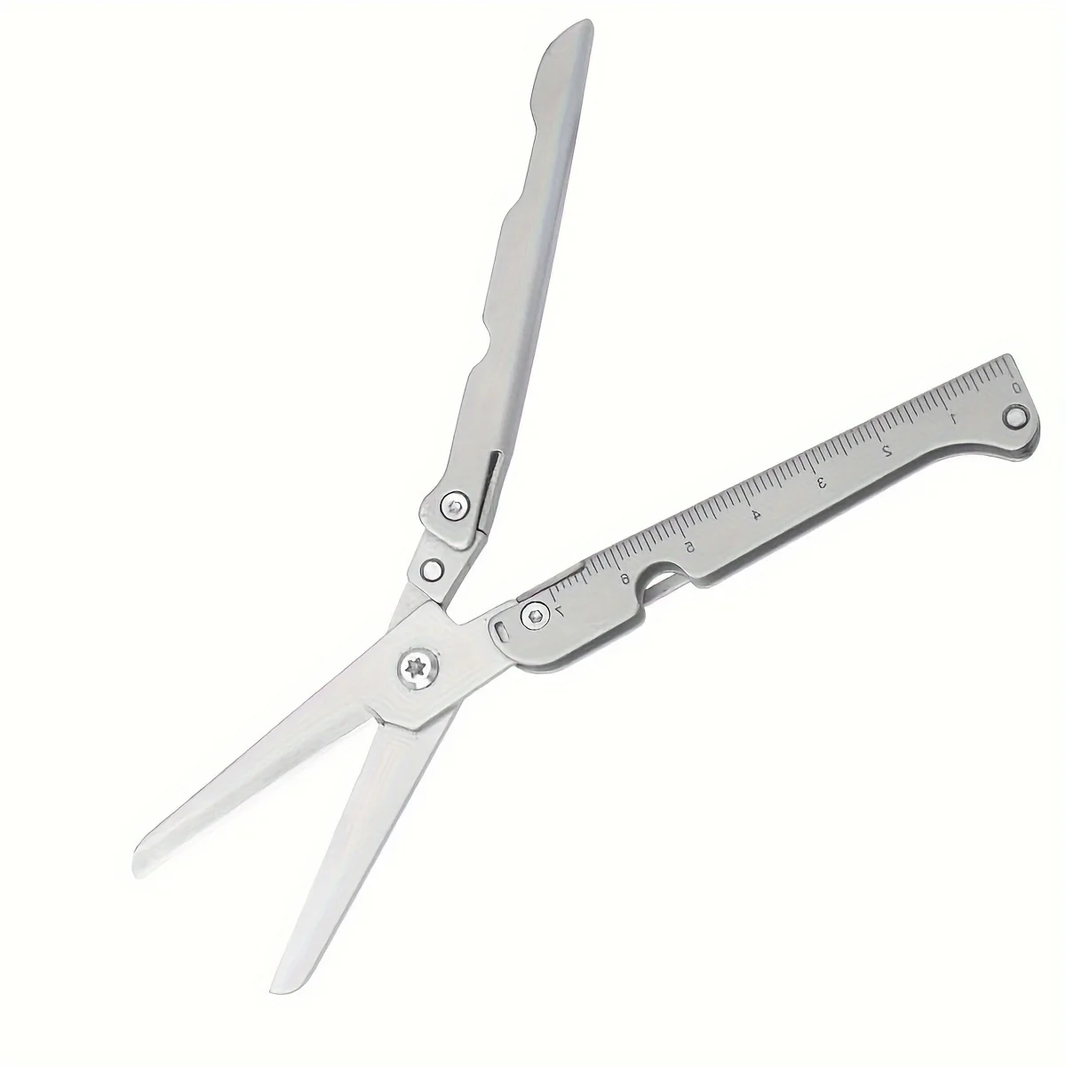 Multifunctional Portable Folding Scissors Stainless Steel Outdoor Survival Camping Fishing Hunting Tool photo 5