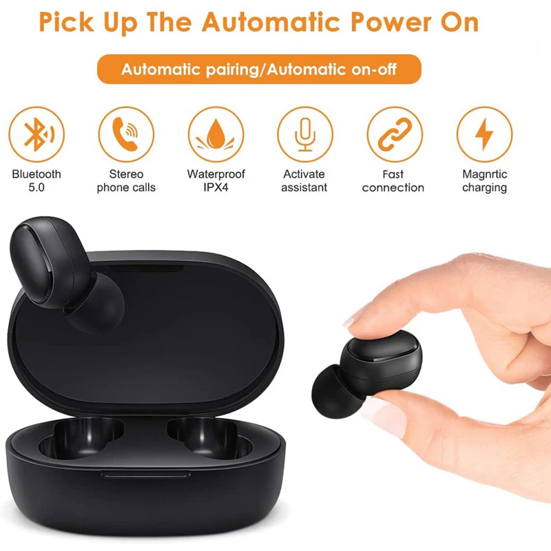XIAOMI Redmi  Airdots 2 Wireless Bluetooth Headset with Mic Earbuds Fone Bluetooth Earphones TWS Wireless Headphones photo 3