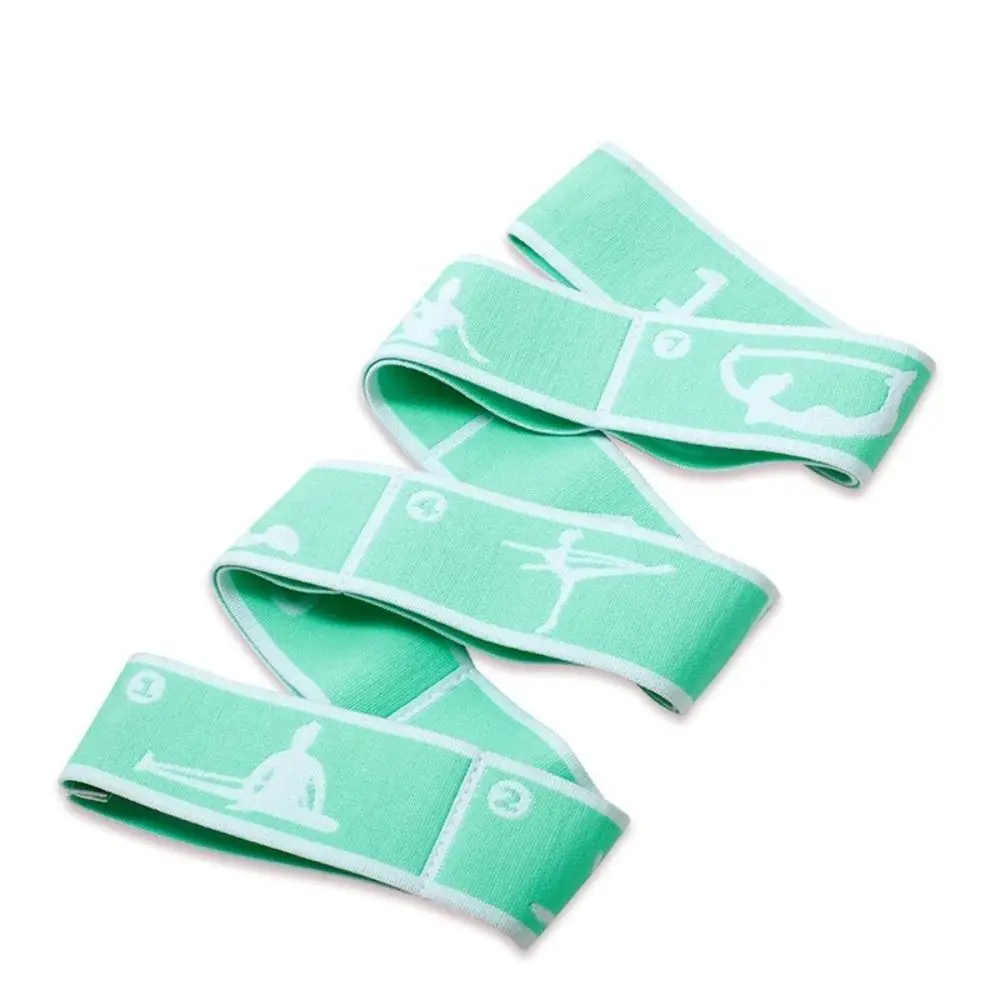 Yoga Stretching Belt Dance Stretching Band Elastic Yoga Resistance Bands Home Pilates Exercise Pull Strap Belt Fitness Sport photo 2