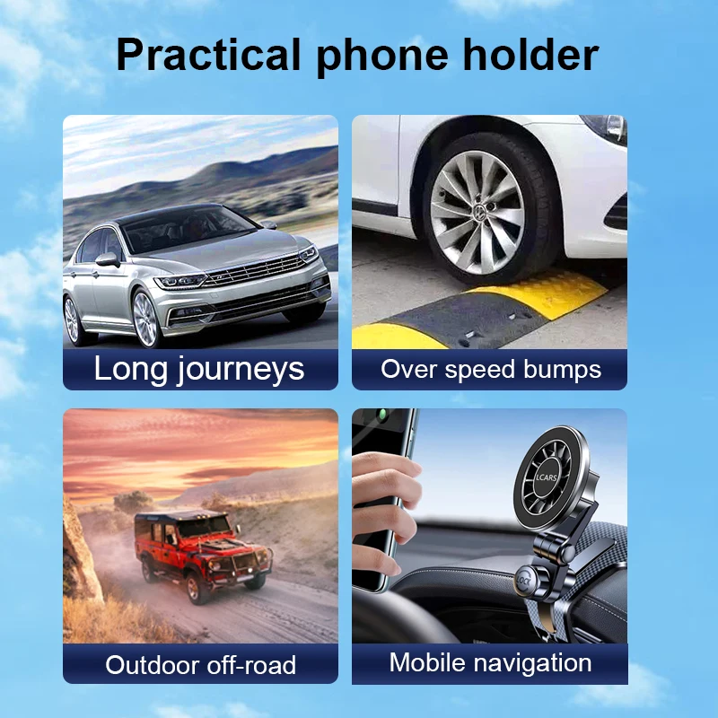 Multi Angle Adjustable Car Mount Holder for Phone Cool Dashboard Clip Universal Rotation Mobile Navigation Stand Car Accessories photo 4
