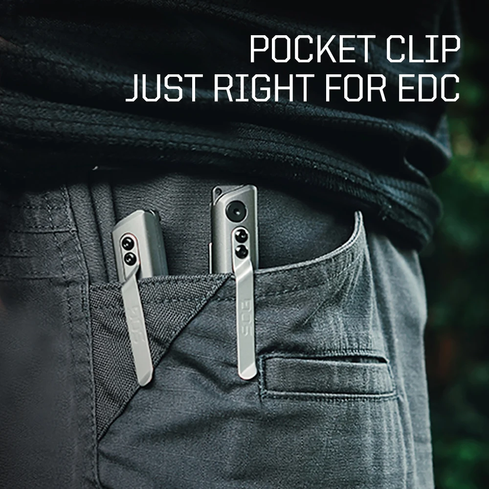 SOG BATON Q2 4 in 1 Multifunctional Tactical Pen Mini Pocket Tools EDC Compact Multi-Tool LED Flashlight Outdoor Survival Tools photo 5