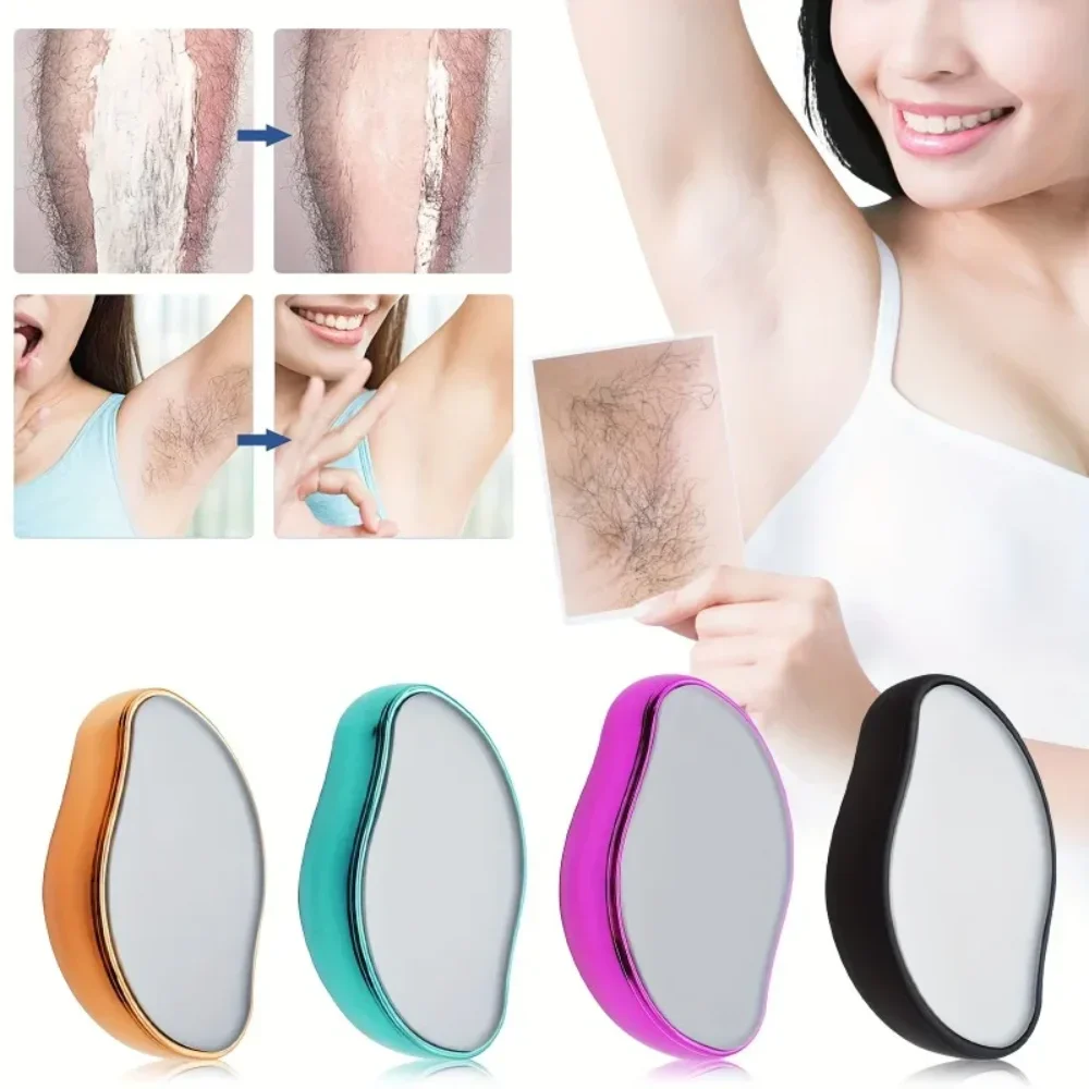 1/4pcs Magic Crystal Hair Eraser Reusable Painless Hair Remover Exfoliating Physical Shaving Tool for Arms Legs Women Men photo 3