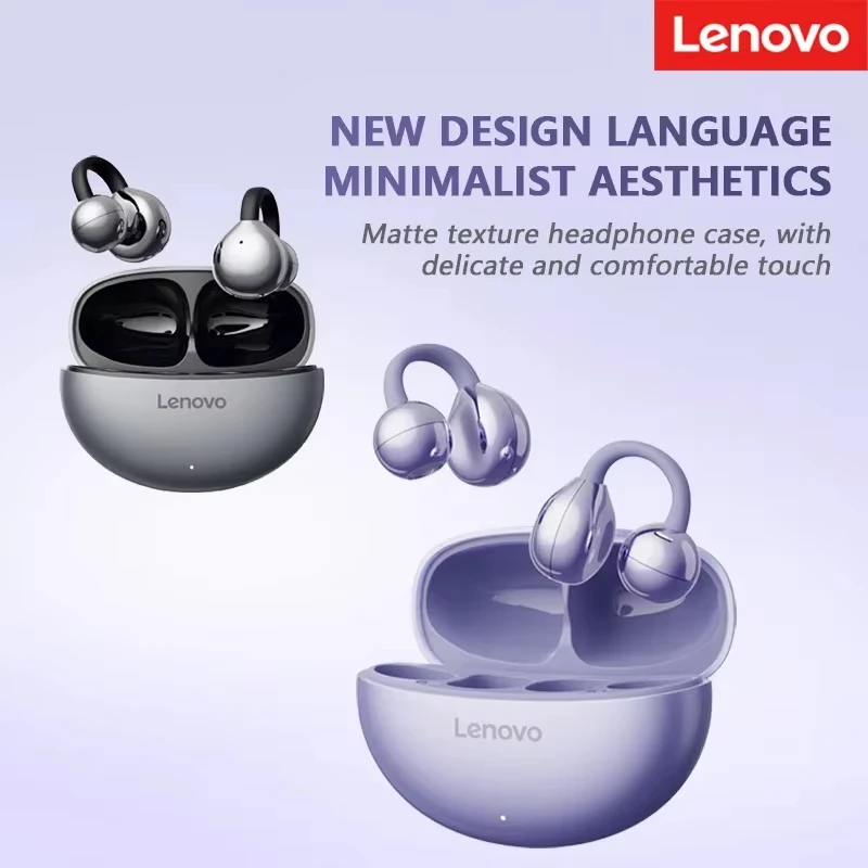 Lenovo TA410 Bluetooth Earbuds Wireless Headphones Ear Clip TWS Earphones Noise Cancelling Sports Gaming Headset for Android iOS photo 1