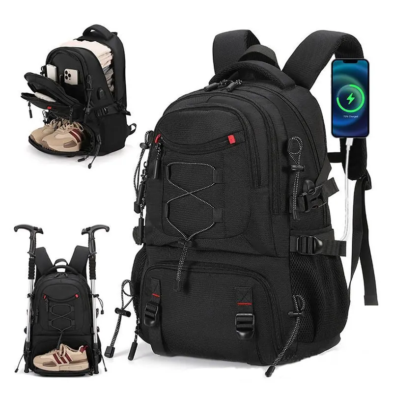 New Travel Backpack for Women and Men Large Capacity Outdoor Hiking Mountaineering Backpacks Business Trip 16 inch Laptop Bag photo 2