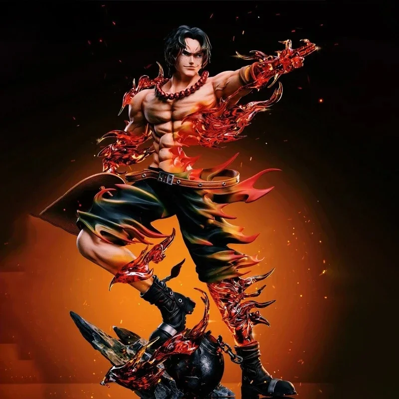 One Piece Ace Anime Figure Portgas·D· Ace Action Figurine Statue Pvc Gk Model Collection Desktop Decoration Toy Birthday Gifts photo 2
